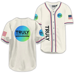 Truly Hard Seltzer USA Flag Baseball Jersey - Shirt King