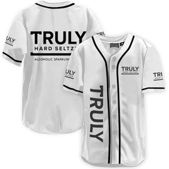 Truly Hard Seltzer White Baseball Jersey - Shirt King