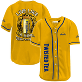 Twisted Tea Live Like A King Baseball Jersey - Shirt King