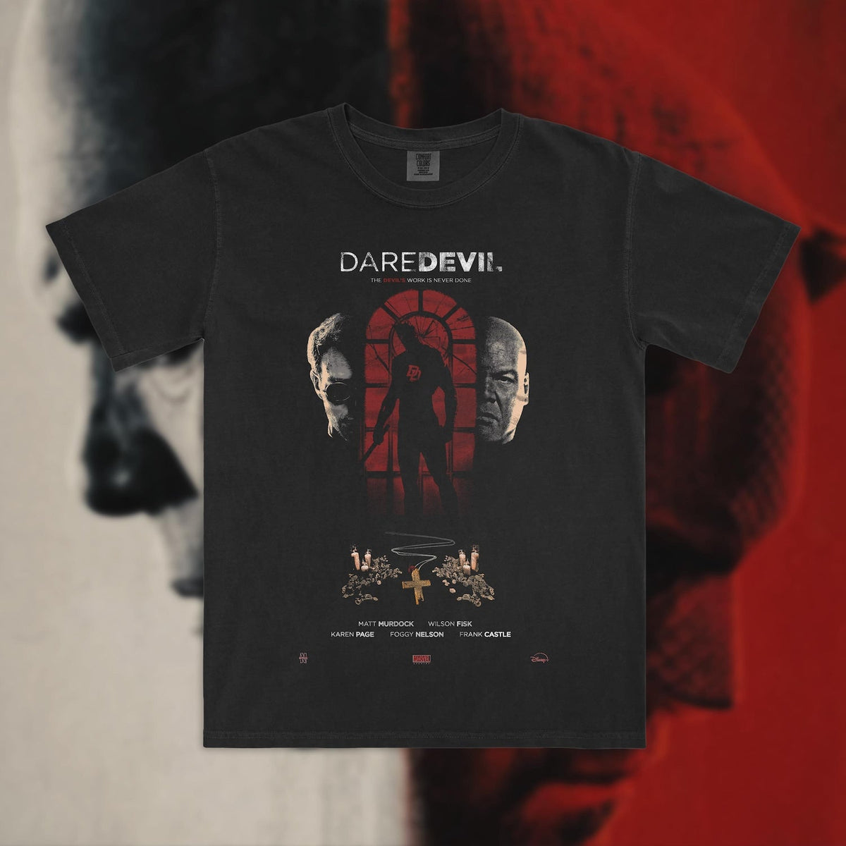 Daredevil Shirt, Born Again, Matt Murdock Shirt, Marvel Tees, Daredevil Marvel, Karen Page, Wilson Fisk, Spider-Man, Avocados At Law