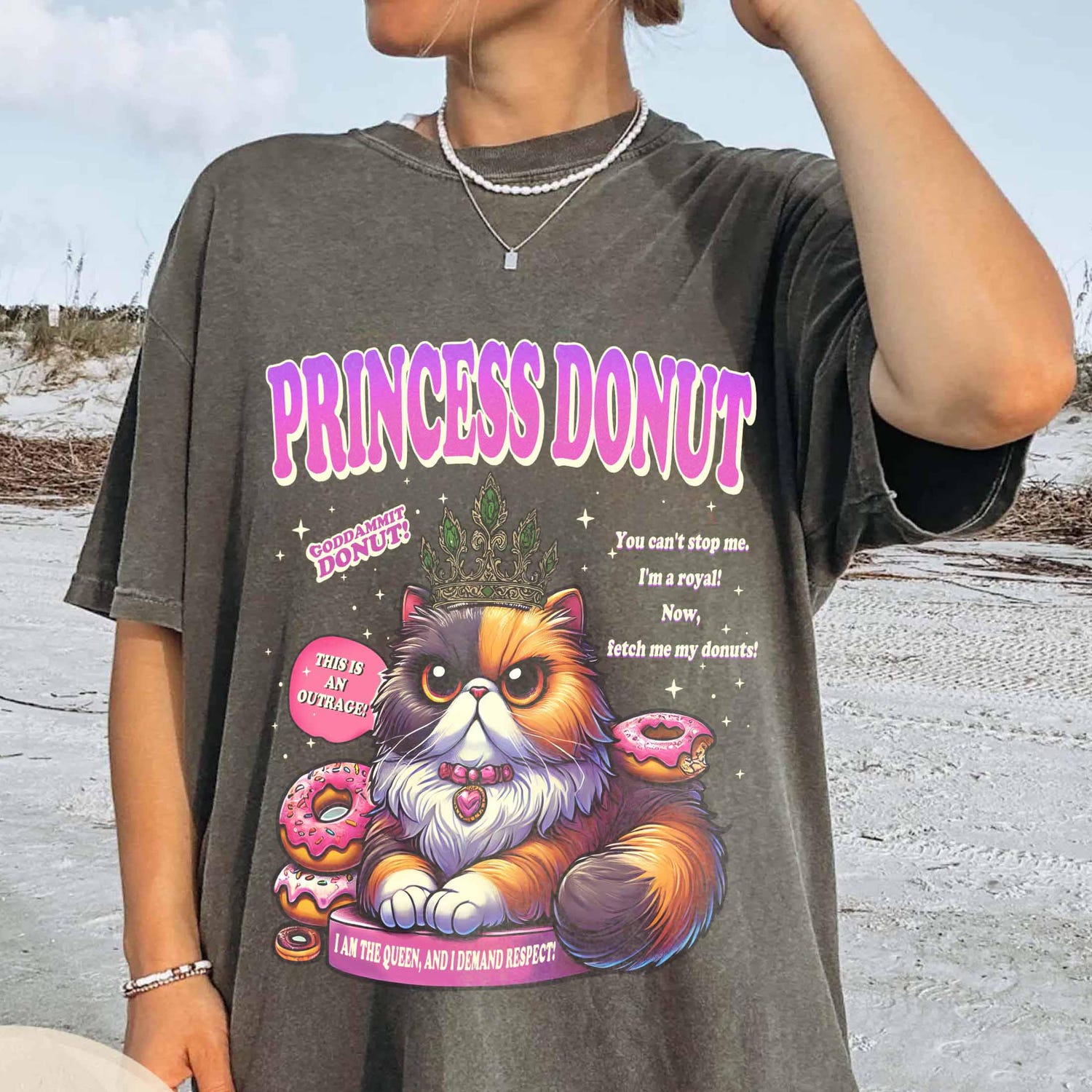 Princess Donut Comfort Colors Shirt, Dungeon Crawler Carl Shirt, Sci-Fi Book Lover Tshirt, Bookish, Dungeon crawler, New achievement