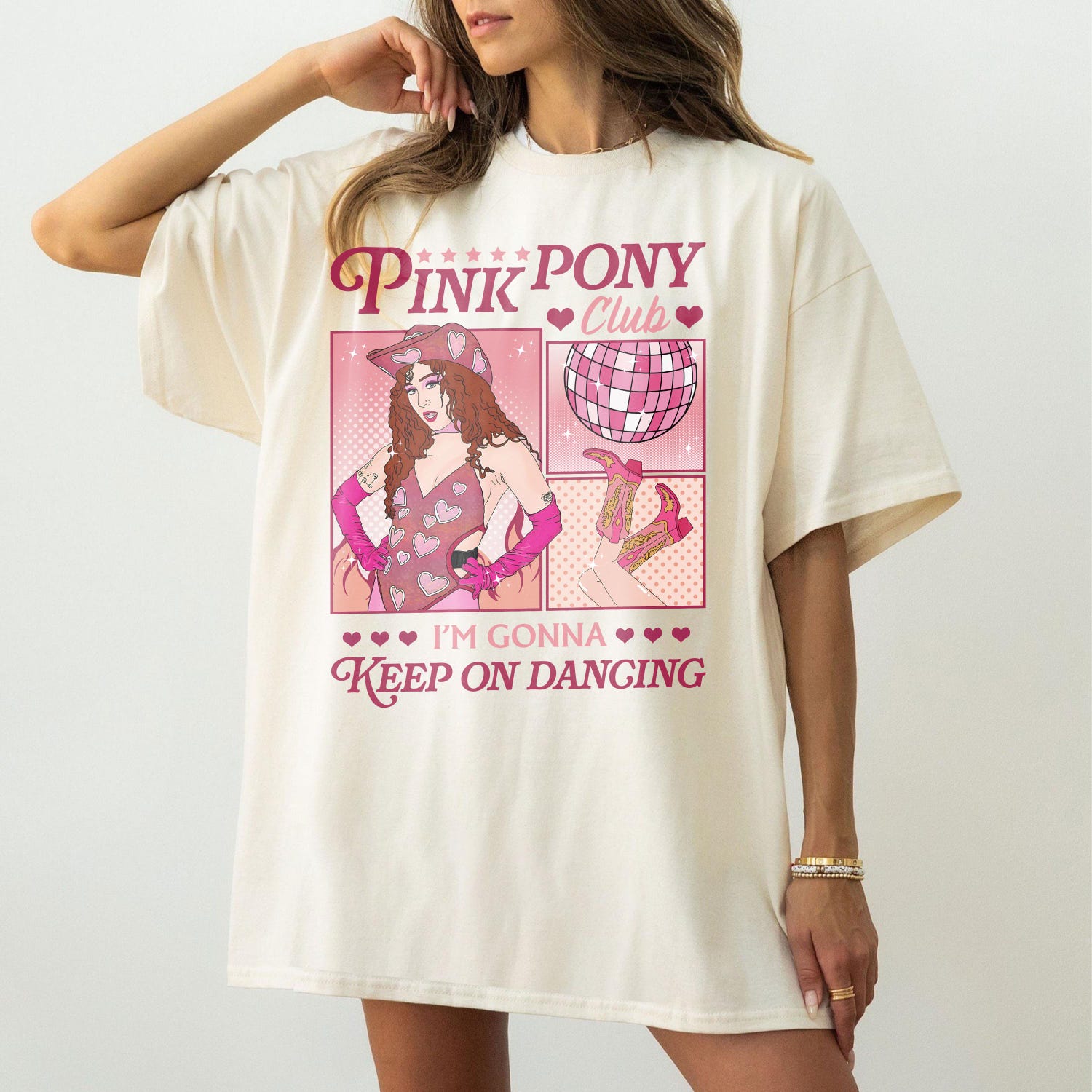 Chappell Roan Pink Pony Club, Midwest Princess 2024 Tour Tee, Sapphic WLW, Pop Concert Pride Tee, Youth Tee, Good Luck Babe