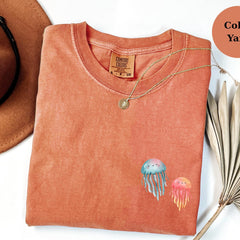 Comfort Colors Jellyfish T-Shirt: Boho Ocean Tee