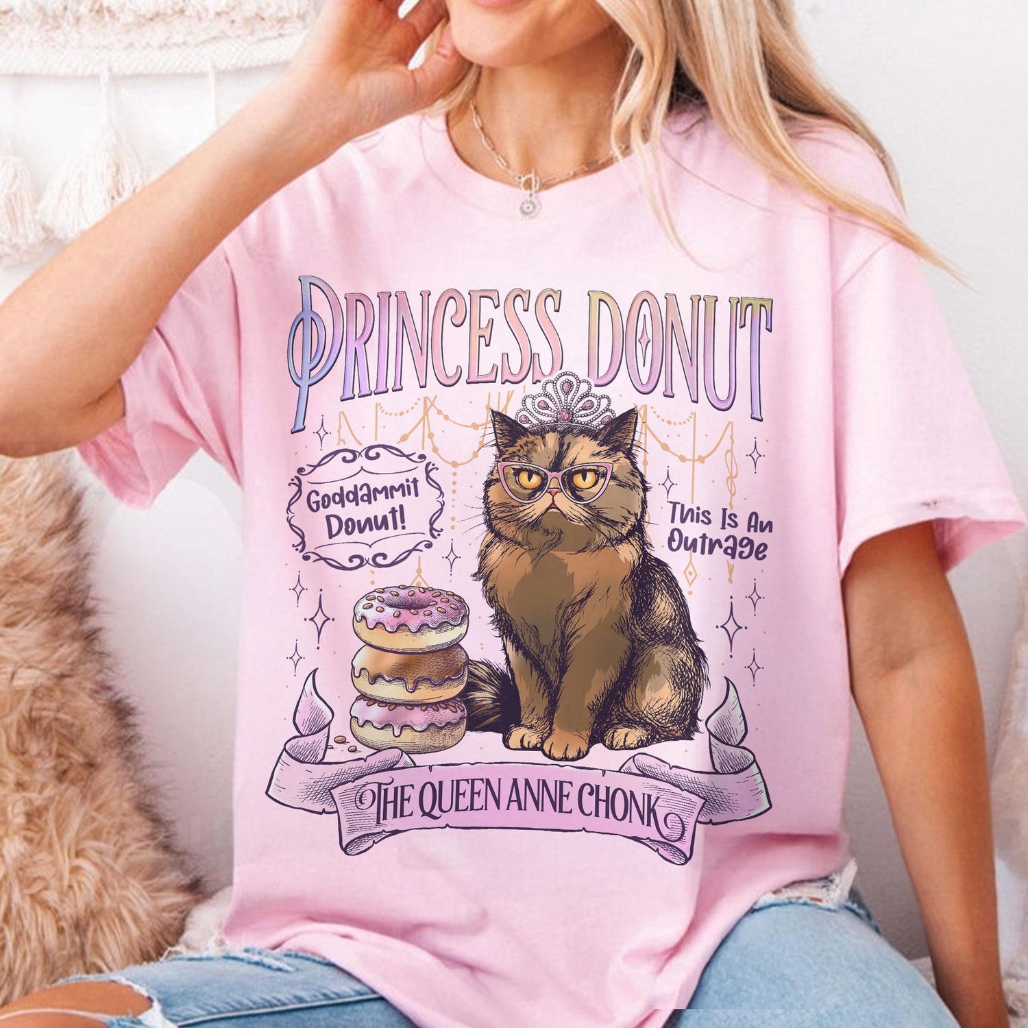 Princess Donut Sweatshirt, Dungeon Crawler Carl TShirt, Sci-Fi Book Lover Tee, Bookish Apparel for Book Lovers