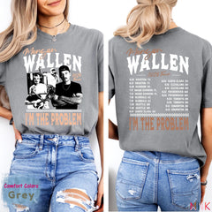 Morgan Wallen 2025 Tour Shirt: I'm The Problem Country Music Tee'4318635187