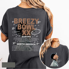 Chris Brown Breezy Bowl XX Tour 2025 T-Shirt, Chris Brown 2025 Concert, Chris Brown Fan Gift, Chris Brown Merch, Chris Brown Graphic Shirt