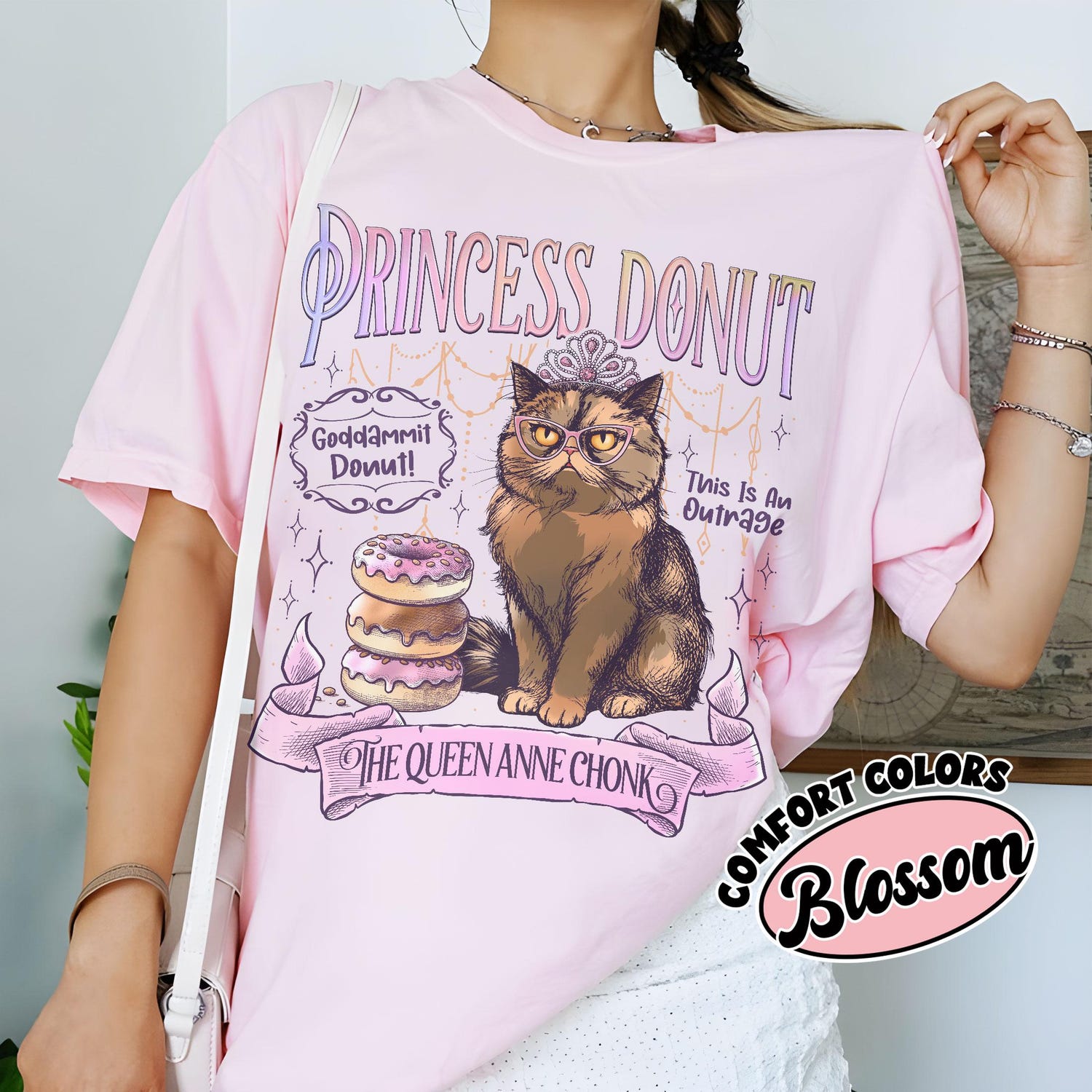 Princess Donut Comfort Colors Shirt, Dungeon Crawler Carl TShirt, Sci-Fi Book Lover Tee, Bookish Apparel for Book Lovers