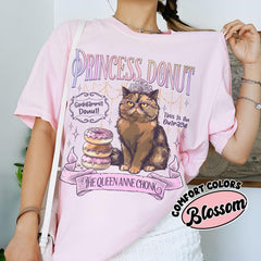 Princess Donut Comfort Colors Shirt, Dungeon Crawler Carl TShirt, Sci-Fi Book Lover Tee, Bookish Apparel for Book Lovers