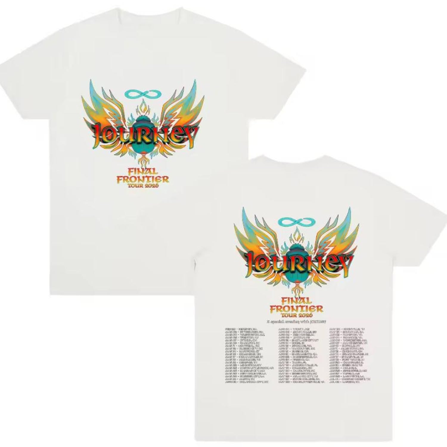Final Frontier Tour 2026 Shirts Journey Band shirt'4412108130