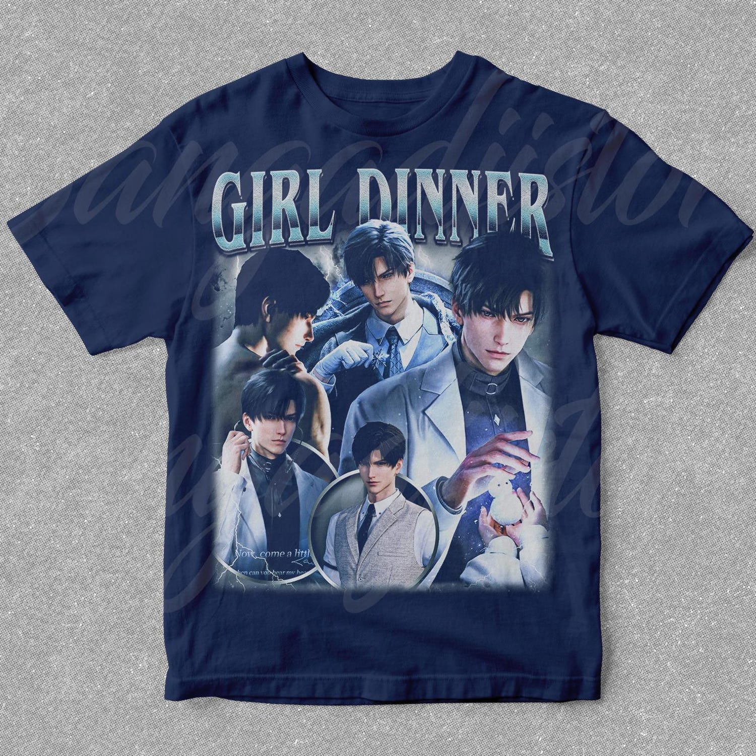 Retro 90's Girl Dinner Zayne T-Shirt, Zayne Love and Deepspace Fan Tee Graphic T-Shirt, Gift For Women and Man Unisex T-Shirt'1846339197