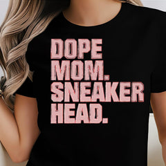 Dope Mom Sneakerhead T-Shirt Matching Jordan 3 Valentine's Day 2025, Wife Gift, Cool Mother's Birthday, Mama Shirt