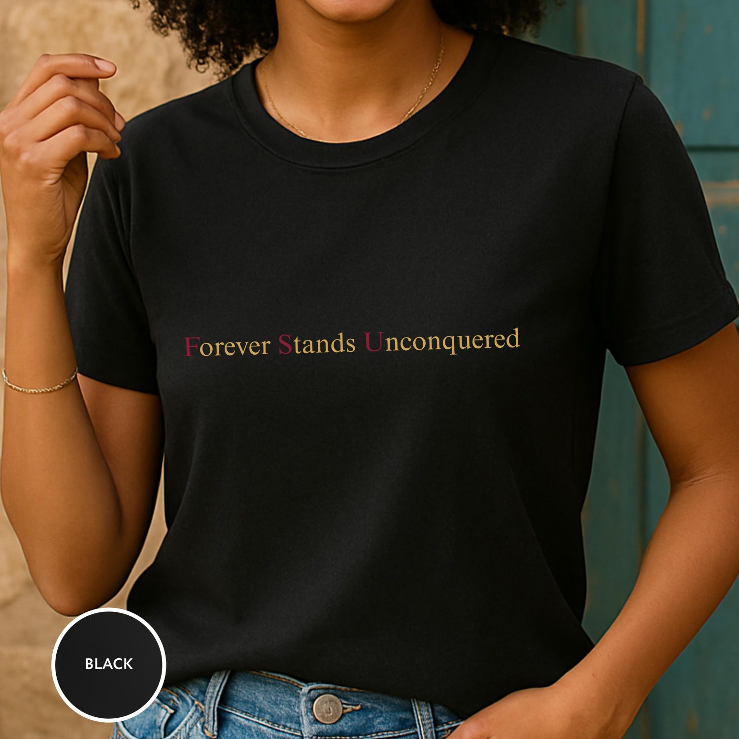 FSU Tribute Shirt � Forever Stands Unconquered � Florida State University Memorial Tee � Campus Resilience Support Shirt