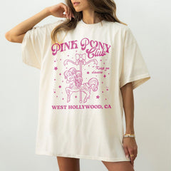 Pink Pony Club Shirt, Chappell Roan Shirt, Midwest Princess Tour, Sapphic Lesbian Pride Music Shirt, Keep On Dancing, WLW Pride Music Tee