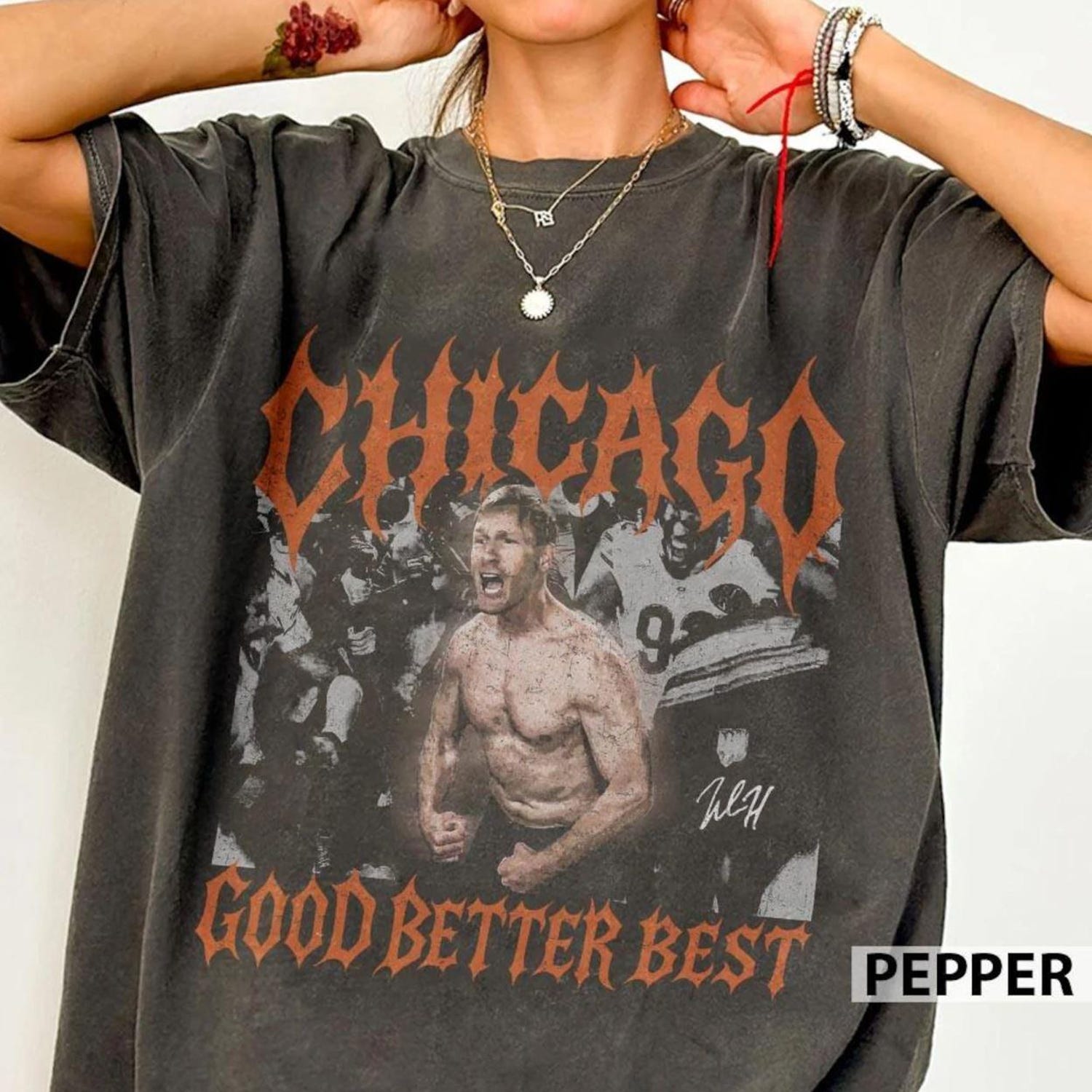 Chicago Good Better Best Shirt, Ben Johnson Good Better Best Football Vintage Shirt, Ben Johnson Chicago bears Shirt, Bears Fan Gift T-Shirt'4418409574