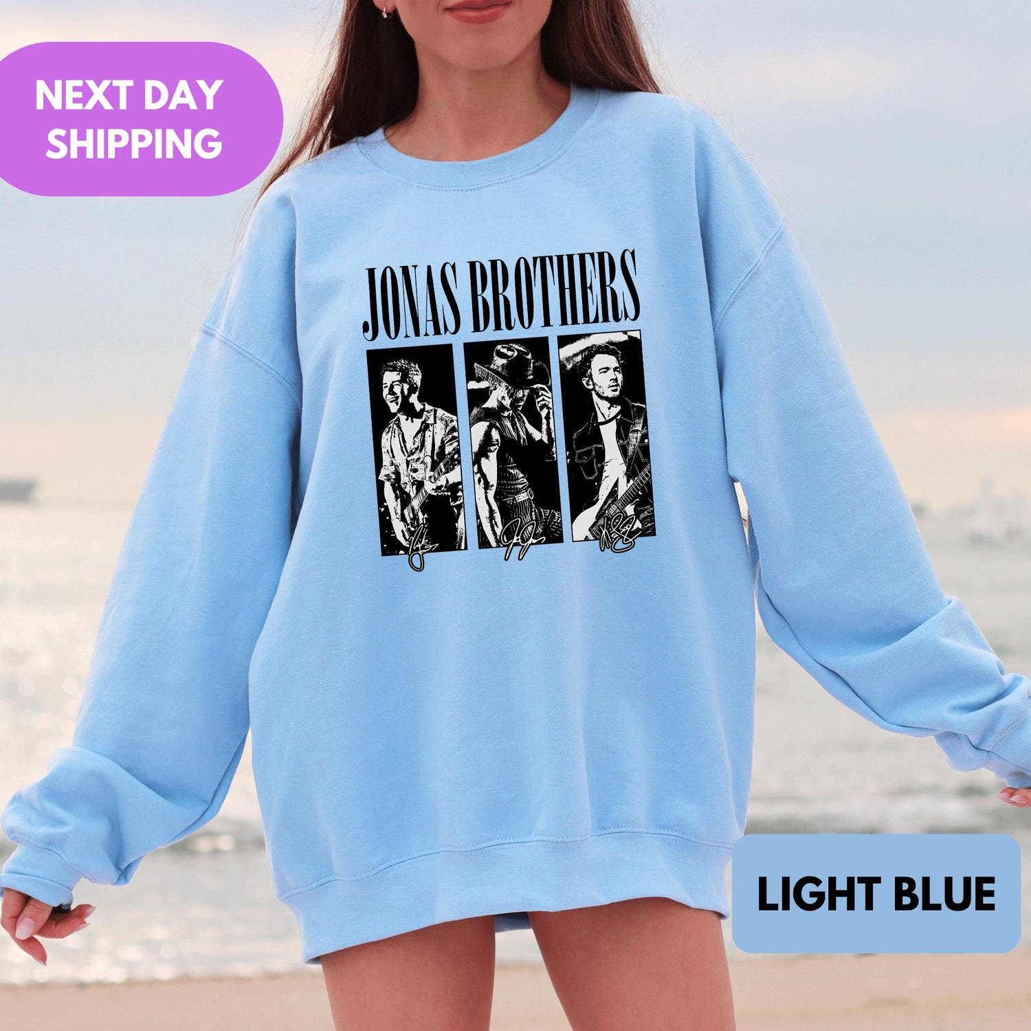 Concert Sweatshirt, Jonas Brothers Shirt'4410150726