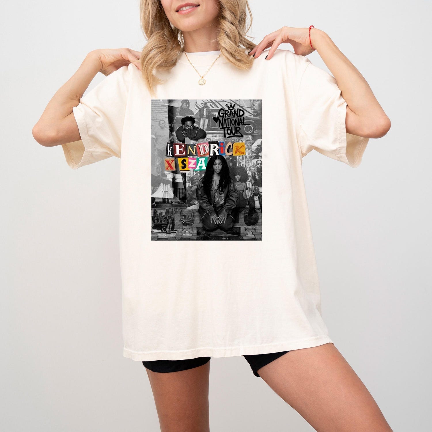 Kendrick Lamar & SZA Grand National Tour Shirt, Black Culture Tee, Kdot Melanin Shirt, TV Off Comfort Colors Shirt
