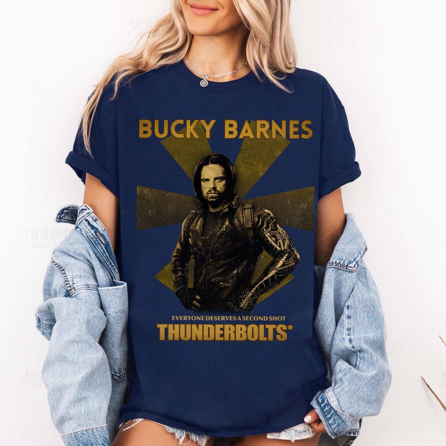 Thunderbolts Bucky Barnes Everyone deserves a second shot Vintage Shirt, Marvel Thunderbolts Shirt, Marvel Yelena Belova Shirt, MCU Fan Tee
