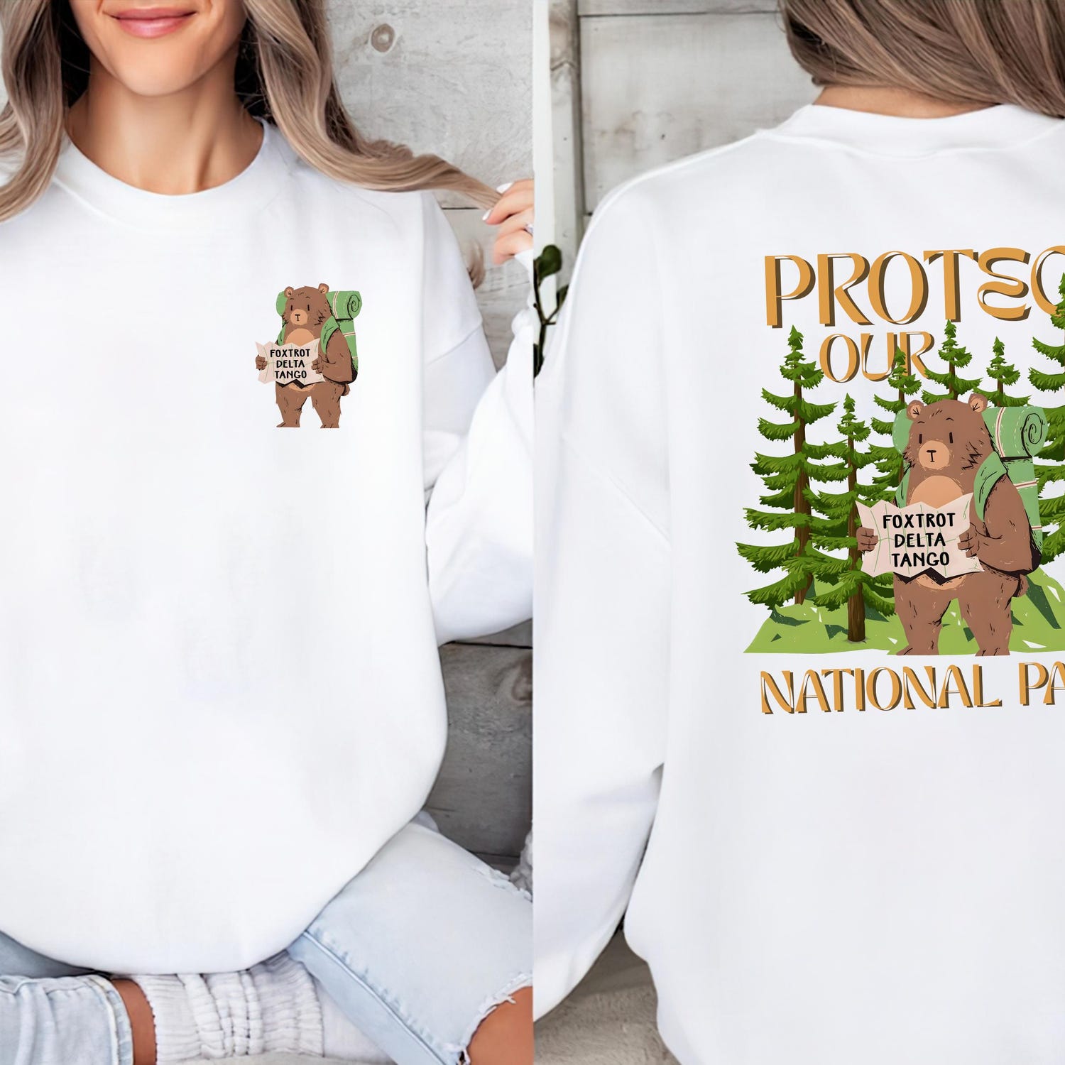 FDT Resist Bear Shirt, Foxtrot Delta Tango anti Trump t shirt, National Parks Shirt, National Forest Service shirt,Subtle Anti Trump T-Shirt