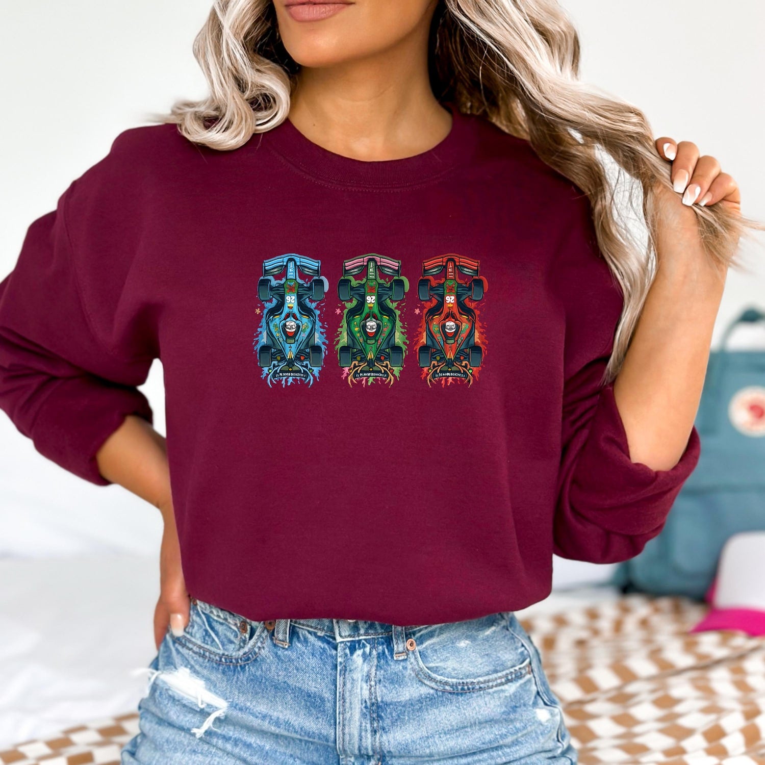 F1 Racing Sweatshirt, Formula Race Sweater, Motorsport Fan Gift, Fast Car Crewneck, Racing Driver Jumper, Race Day Outfit