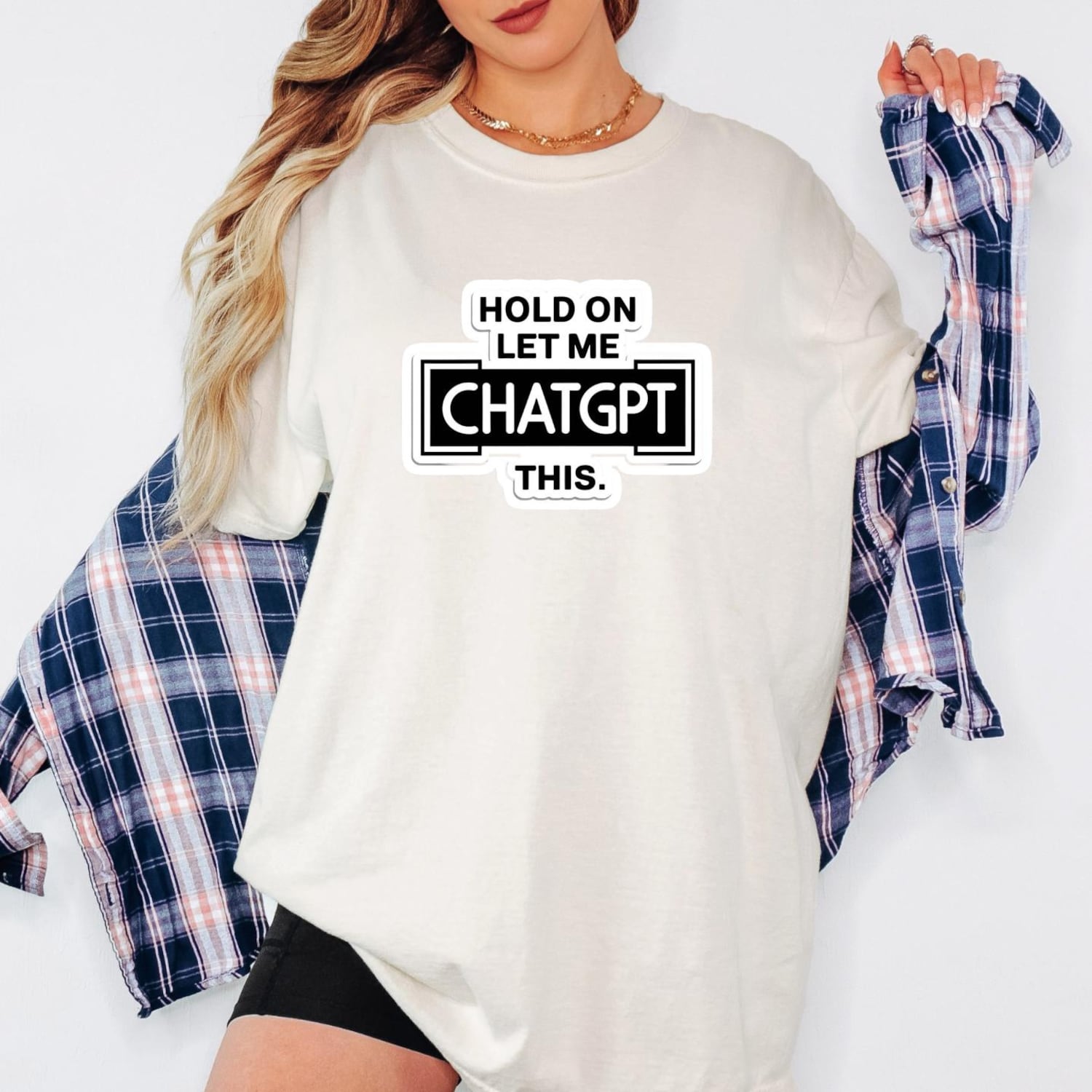 Funny ChatGPT T-Shirt: AI Geek Gift - Comfort Colors Tee