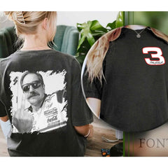 Two Side Dale Earnhardt Middle Finger Shirt, Racing Fan SweatShirt, Nascar Shirt, Daytona 500 Shirt, Gift For Her
