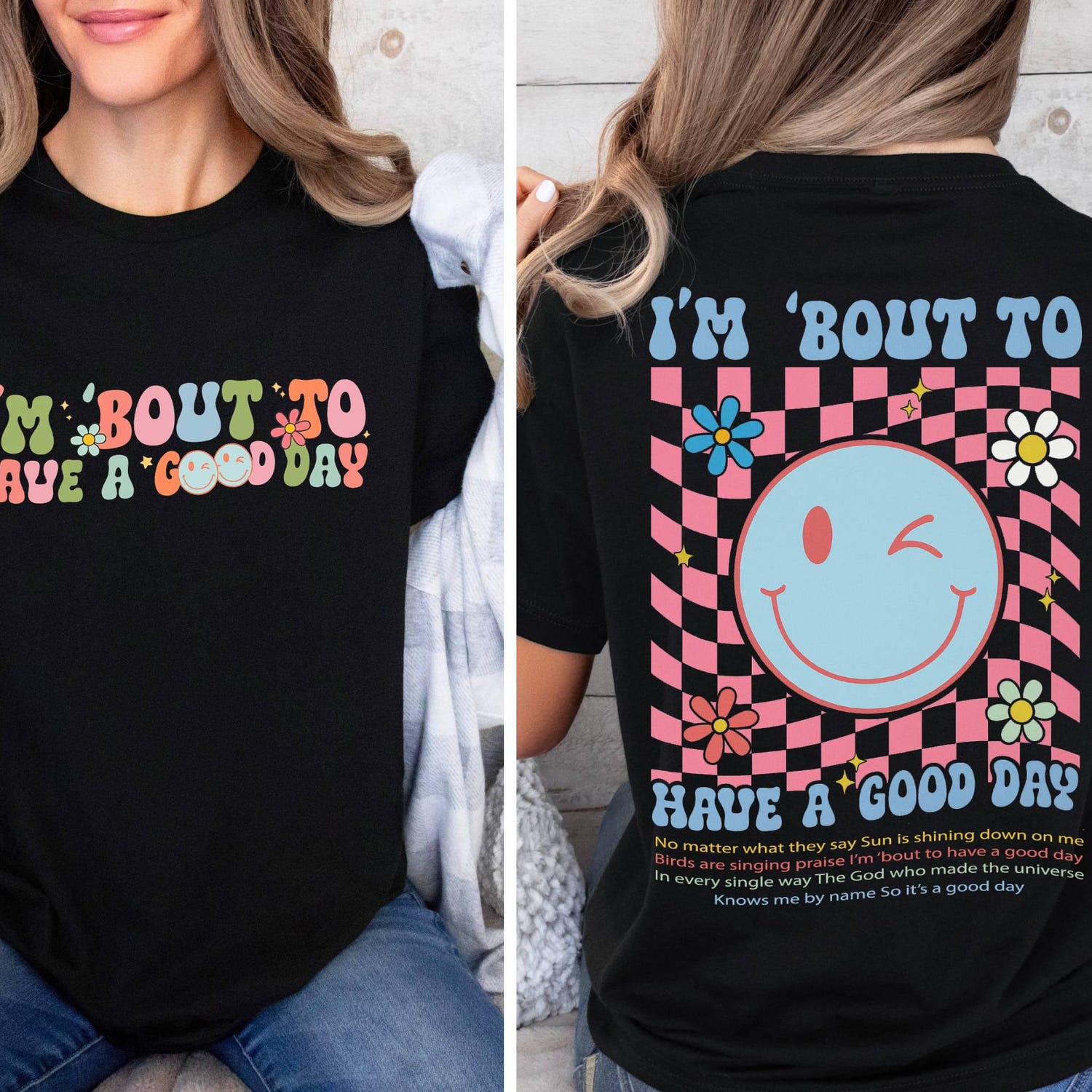 I�m Bout to Have a Good Day Christian Shirt,Motivational Faith Shirt, God Is Good T-shirt, Religious Gospel Tee, Inspirational Bible T-Shirt'4323515678