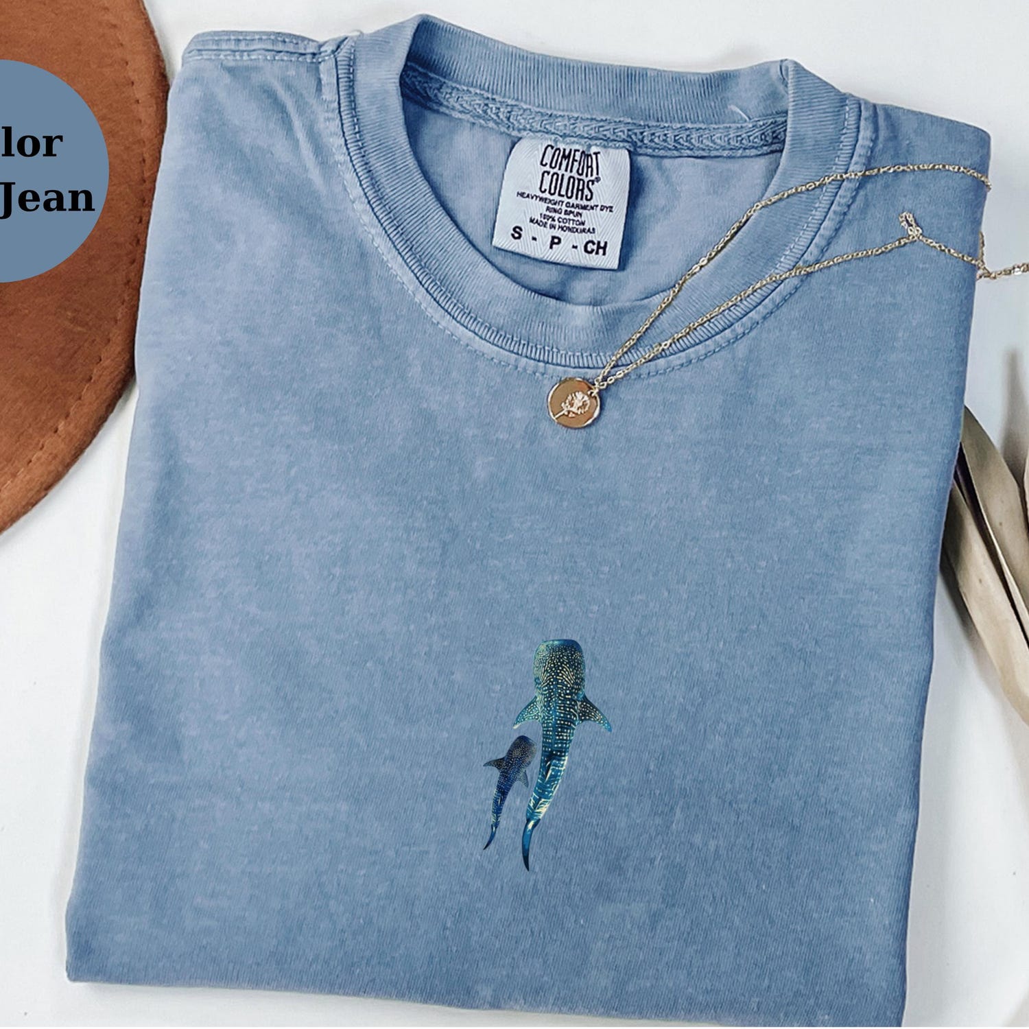 Comfort Colors� Whale Shark T-Shirt � Ocean Lover Graphic Tee for Summer