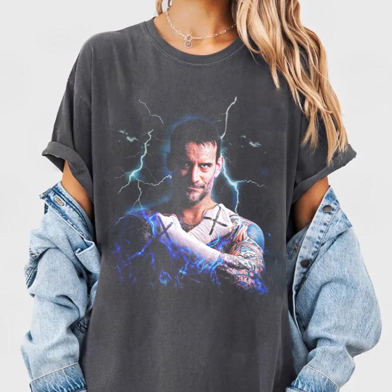 CM Punk 90s Vintage T Shirt, Gift For Dad, Vintage Boxing Tee, Boxing Gift, CM Punk Tee