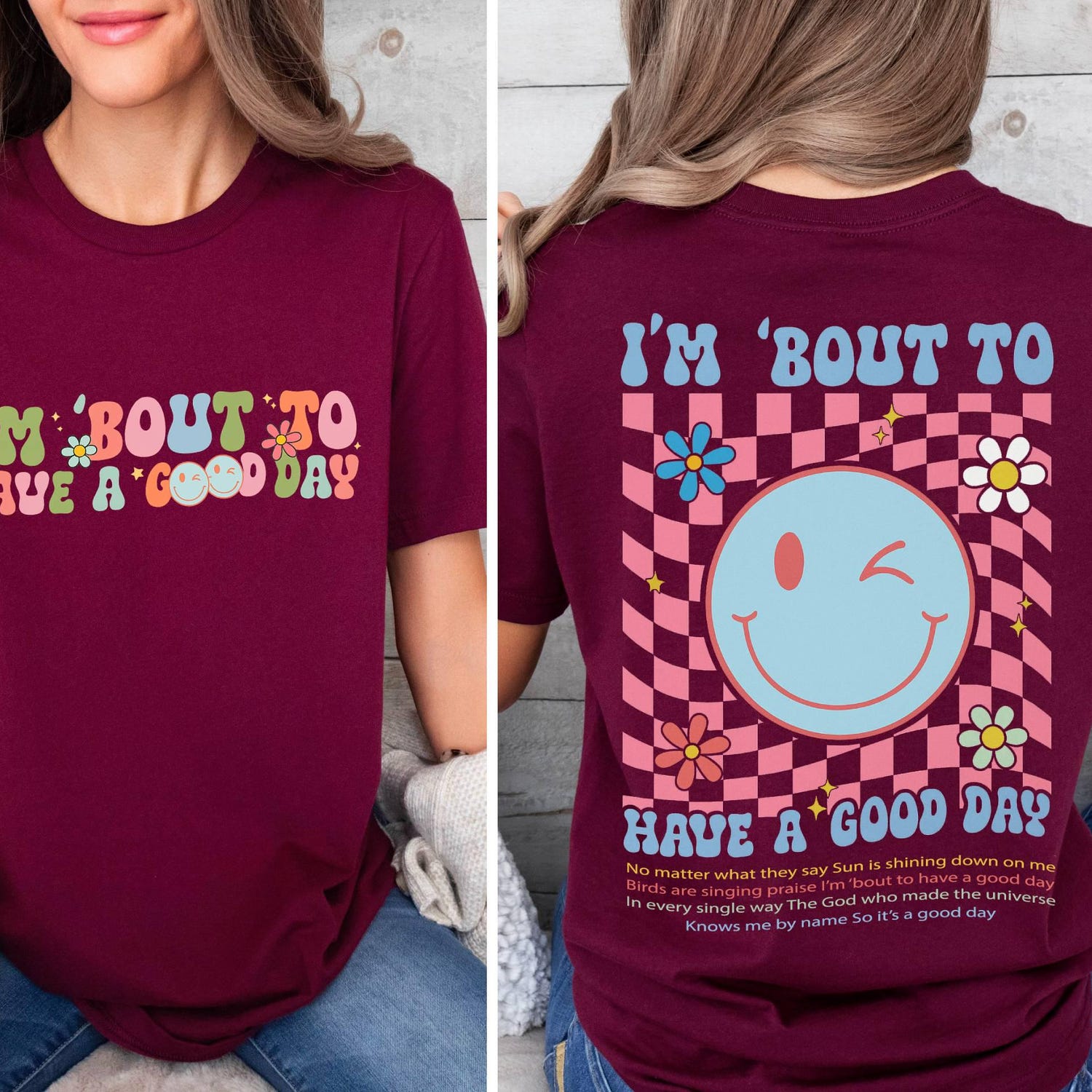 I�m Bout to Have a Good Day Christian Shirt,Motivational Faith Shirt, God Is Good T-shirt, Religious Gospel Tee, Inspirational Bible T-Shirt'4323515678