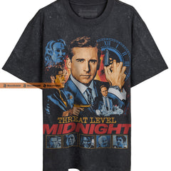 The Office Threat Level Midnight Retro Vintage Unisex Classic T-Shirt'1507161608