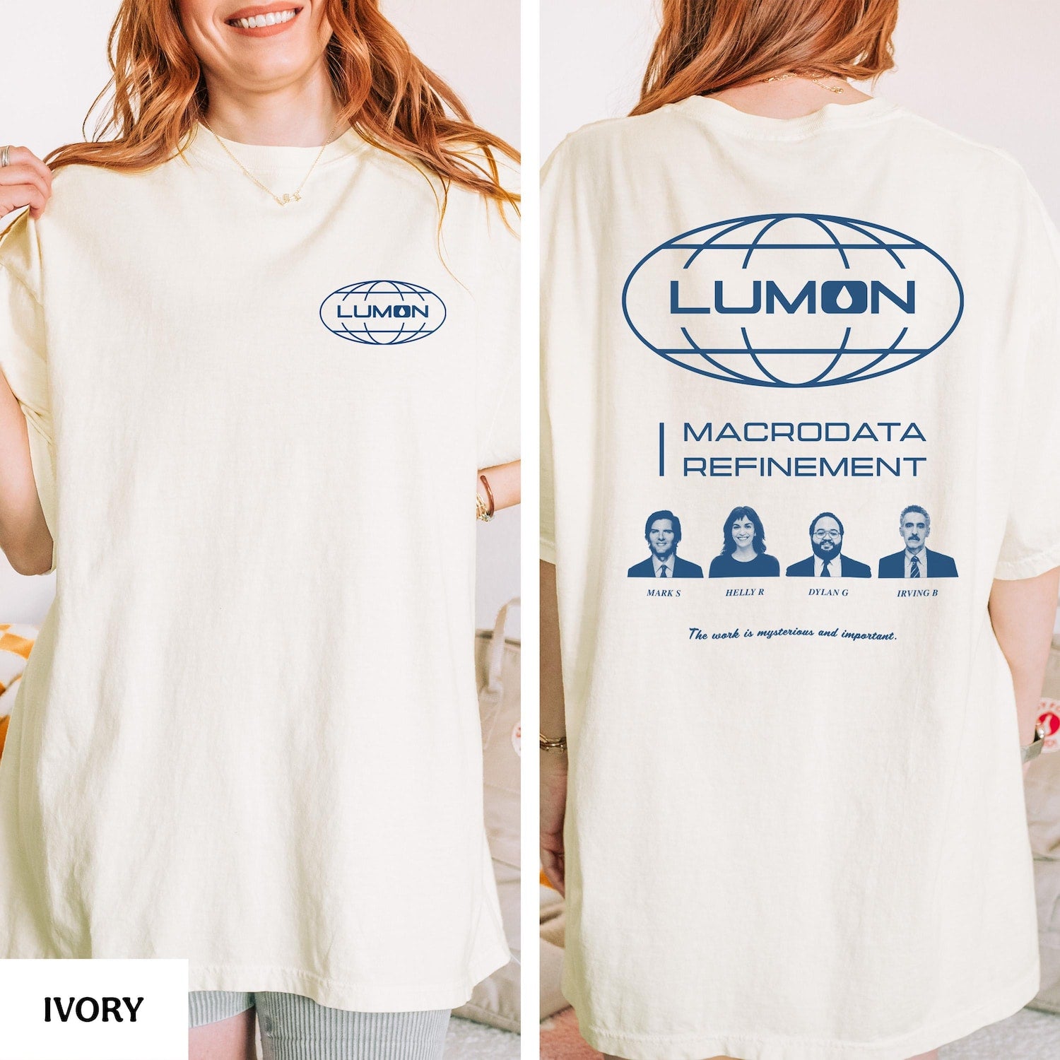Lumon Unisex T-Shirt, Severance, Tv Show, Macrodata Refinement, Severance T-Shirt, Severance Shirt, Lumon Shirt, Mark S