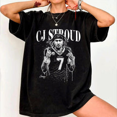 CJ Stroud T-Shirt, CJ Stroud Vintage Shirt, American Football Gift For Women and Man Unisex Shirt'4417426215
