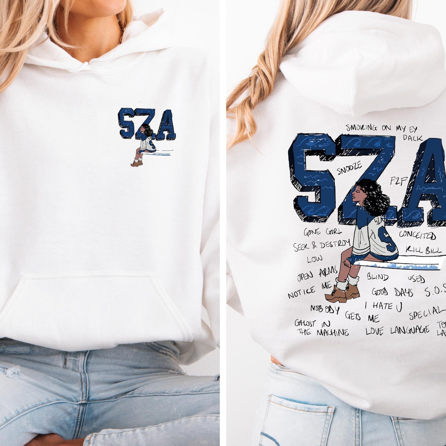 Good Days Hoodie, Album Merch Shirt, SOS Tour Shirt, Vintage Hip Hop Shirt, Album Tour Shirt, Women Surfing Shirt, Gift for Her