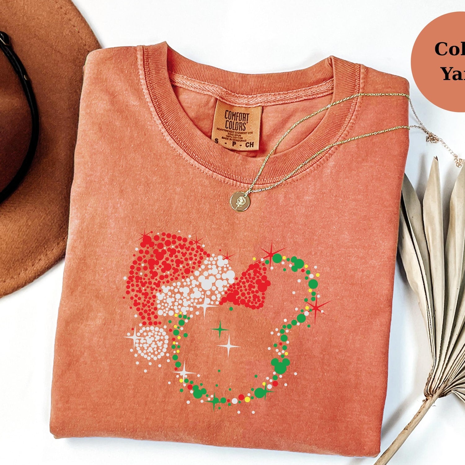 Comfort Colors Christmas Mickey Shirt, Sparkle Holiday Crewneck, Disney Inspired Christmas Shirt, Cute Festive Unisex Top