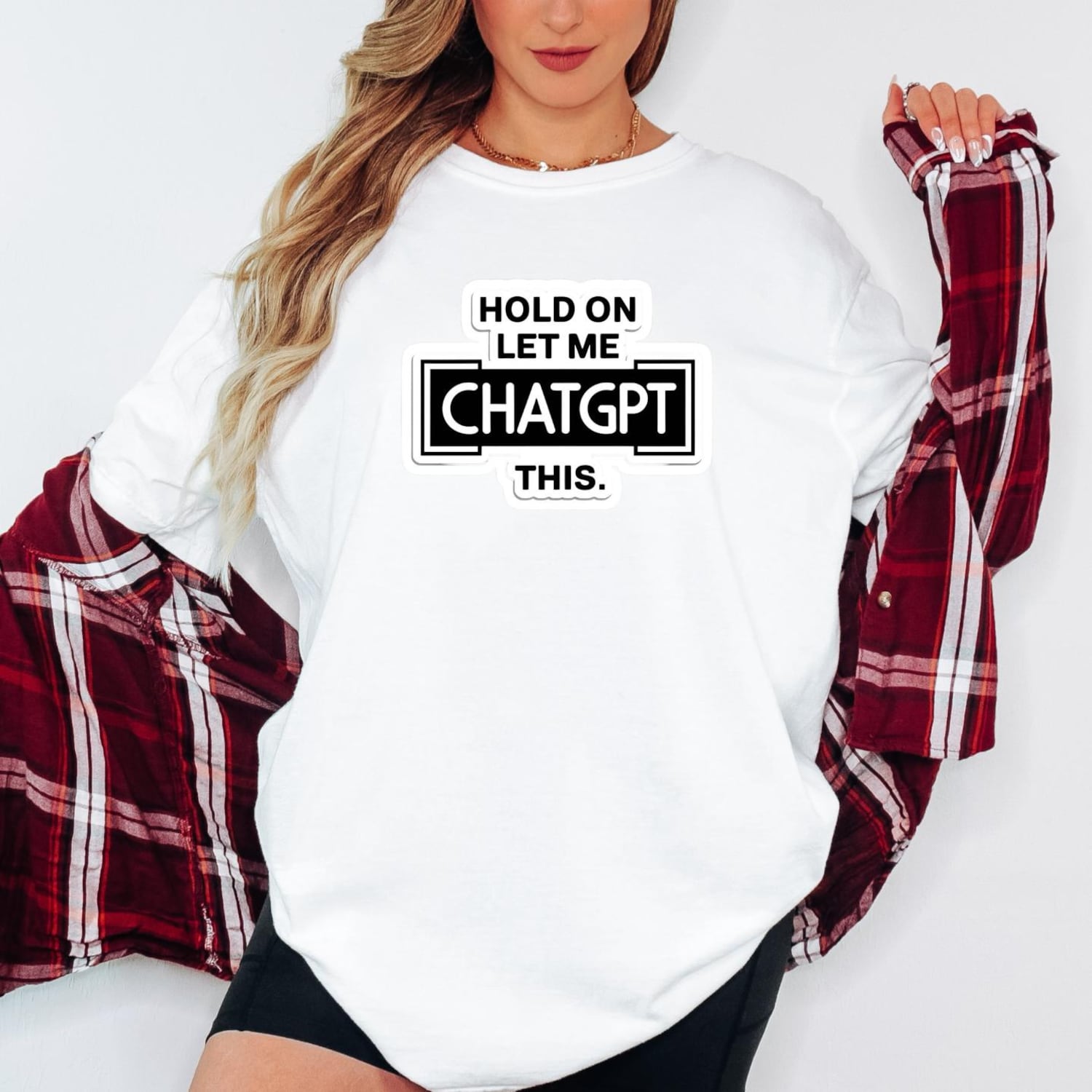 Funny ChatGPT T-Shirt: AI Geek Gift - Comfort Colors Tee