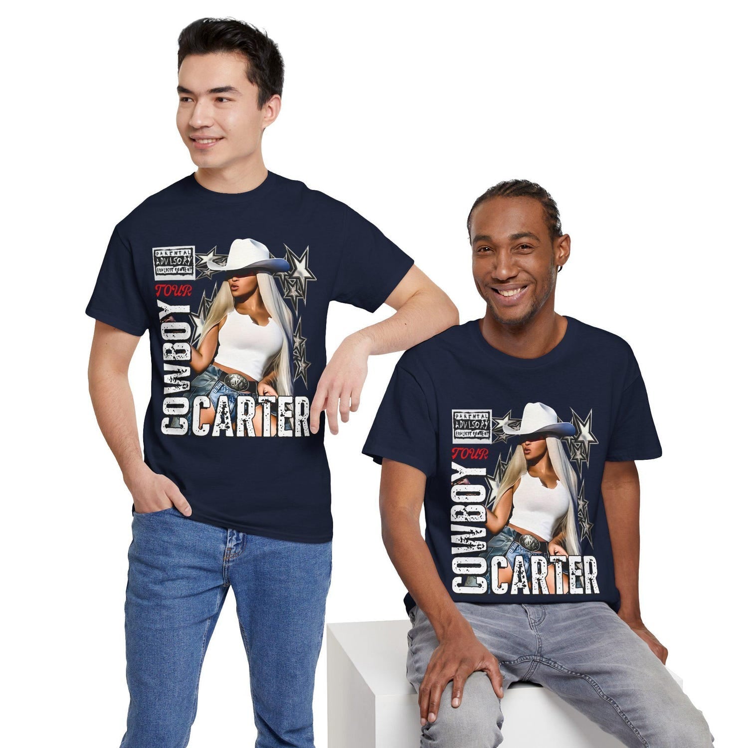 Cowboy Carter Concert T-Shirt Western Music Tour Tee, Retro Country Fan Shirt