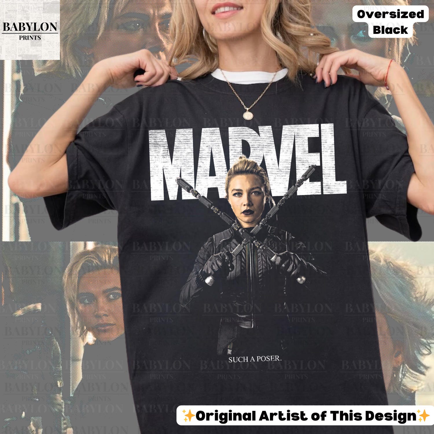 Oversized Yelena Belova Shirt Marvel Avengers Shirt Disney Thunderbolts Shirt Gift Florence Pugh Shirt Disney Marvel Avengers Campus shirt