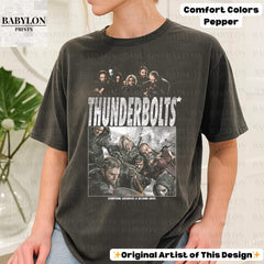 Vintage Thunderbolts T Shirt Marvel Shirt Disney Sweatshirt Yelena Belova Shirt Gift Bucky Barnes Shirt Winter Soldier Retro Marvel Tee MCU