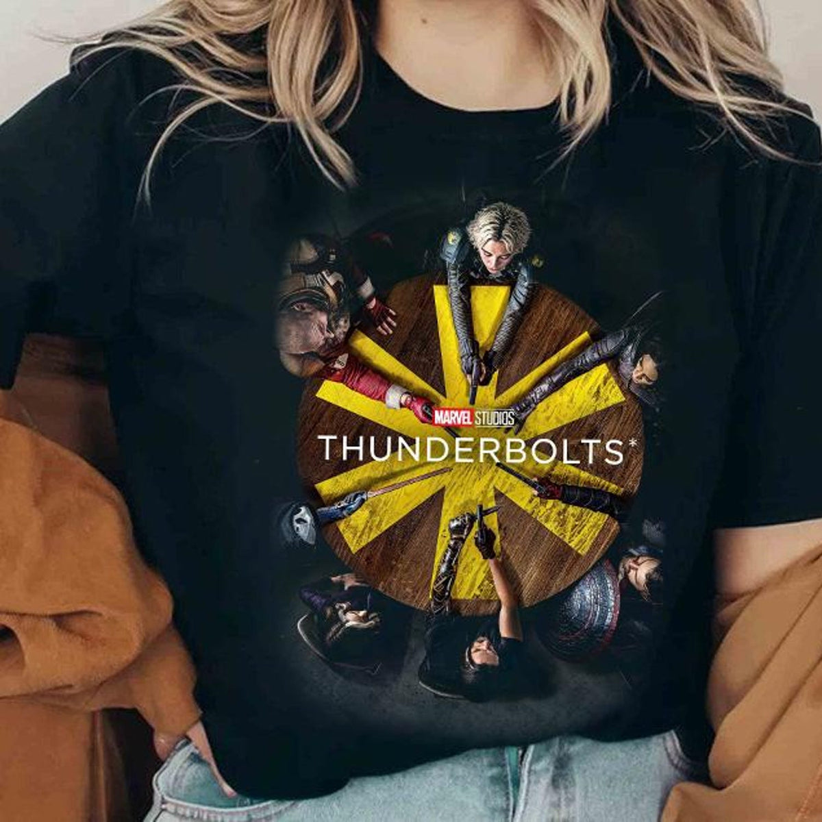 Marvel Studios Thunderbolts Movie 2025 Vintage Shirt, Thunderbolts Shirt, Florence Pugh Shirt, Marvel Poster Tee, MCU Avengers Campus Shirt