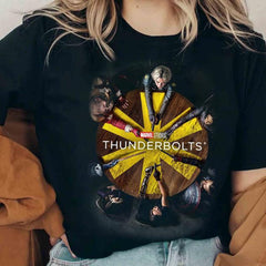 Marvel Studios Thunderbolts Movie 2025 Vintage Shirt, Thunderbolts Shirt, Florence Pugh Shirt, Marvel Poster Tee, MCU Avengers Campus Shirt