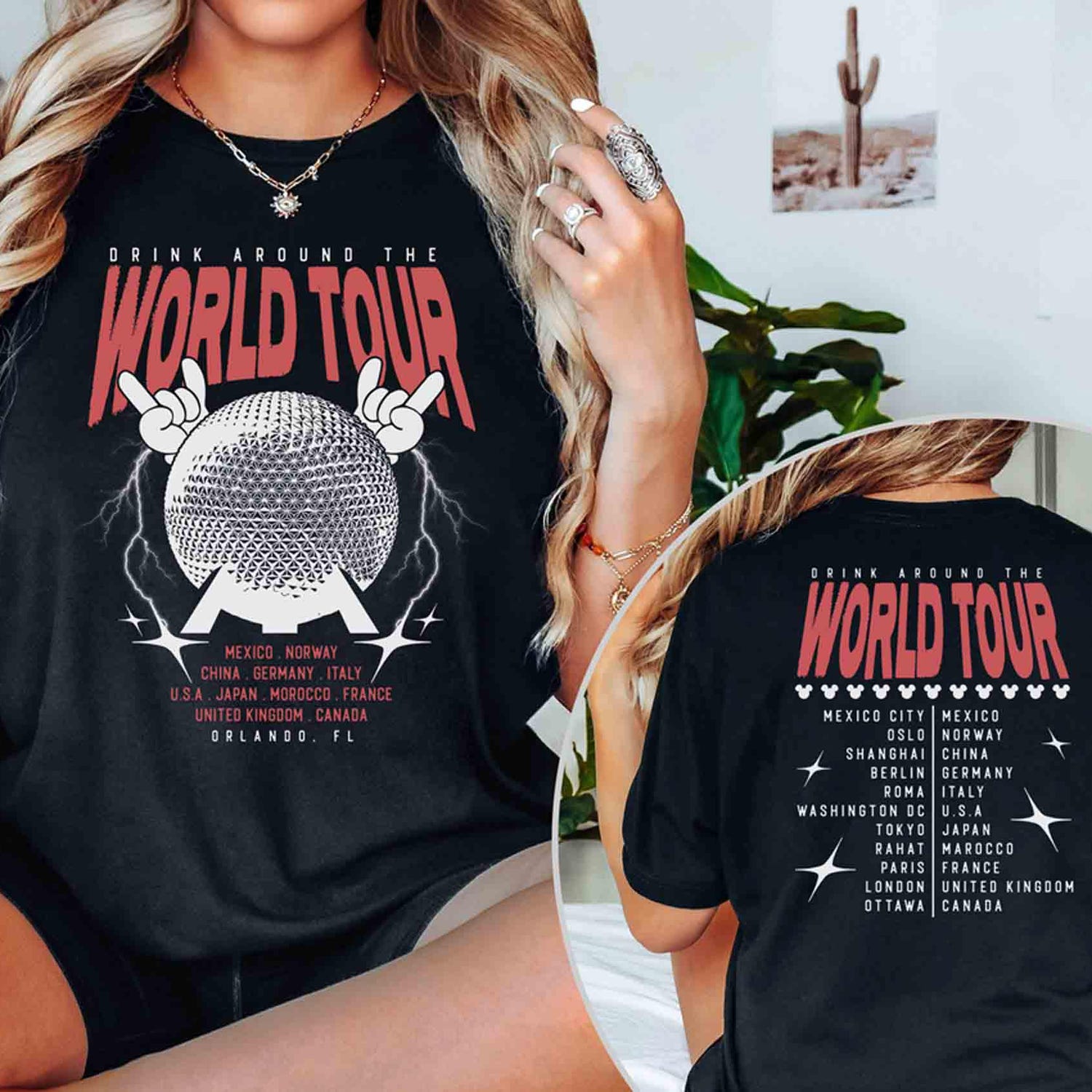 Epcot World Tour Shirt, Drink Around The World Shirt, Group Trip Shirt, Epcot World Shirt, Epcot Drink Around the World Tee'1872187107
