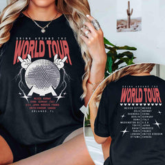 Epcot World Tour Shirt, Drink Around The World Shirt, Group Trip Shirt, Epcot World Shirt, Epcot Drink Around the World Tee'1872187107
