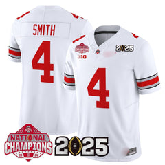 O.S Buckeyes #4 Jeremiah Smith 2025 National Champions Patch Limited Jersey