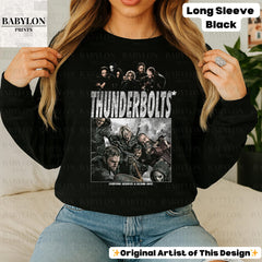 Vintage Thunderbolts T Shirt Marvel Shirt Disney Sweatshirt Yelena Belova Shirt Gift Bucky Barnes Shirt Winter Soldier Retro Marvel Tee MCU