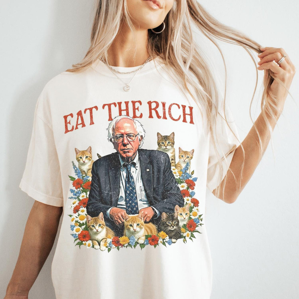 Bernie Sanders, Fight Oligarchy Tour Shirt, Resist Shirt, Protest Shirt, Eat The Rich, Fuck Trump, Anti Trump, Bernie Sanders Shirt, FDT