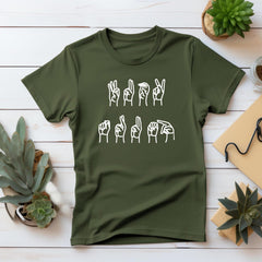 Subtle Anti-Trump T-shirt,FDT Sign Language Shirt,Democrat Shirt,Liberal Tee,Feminist Shirt,Political Shirt,Pro-Democracy Tee,Political Gift