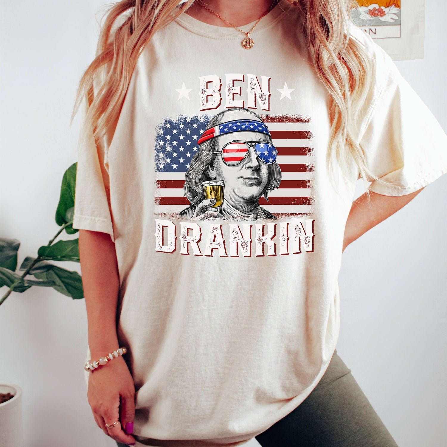 Funny 4th of July Shirt, Retro USA Shirt, Ben Drankin Shirt, Funny Fourth of July Shirt, Patriotic Shirt, Merica Shirt, Independence Day Tee