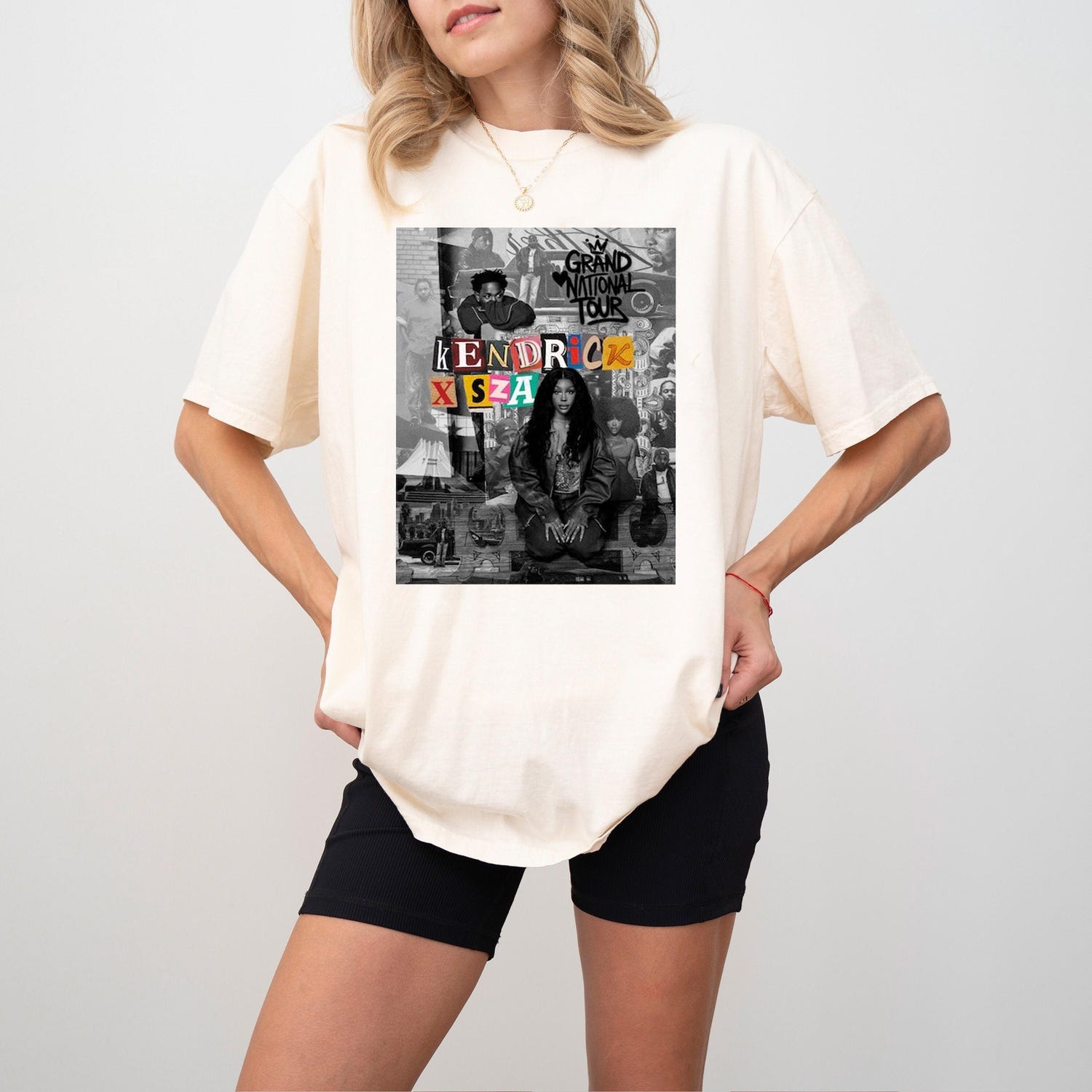 Kendrick Lamar & SZA Grand National Tour Shirt, Black Culture Tee, Kdot Melanin Shirt, TV Off Comfort Colors Shirt