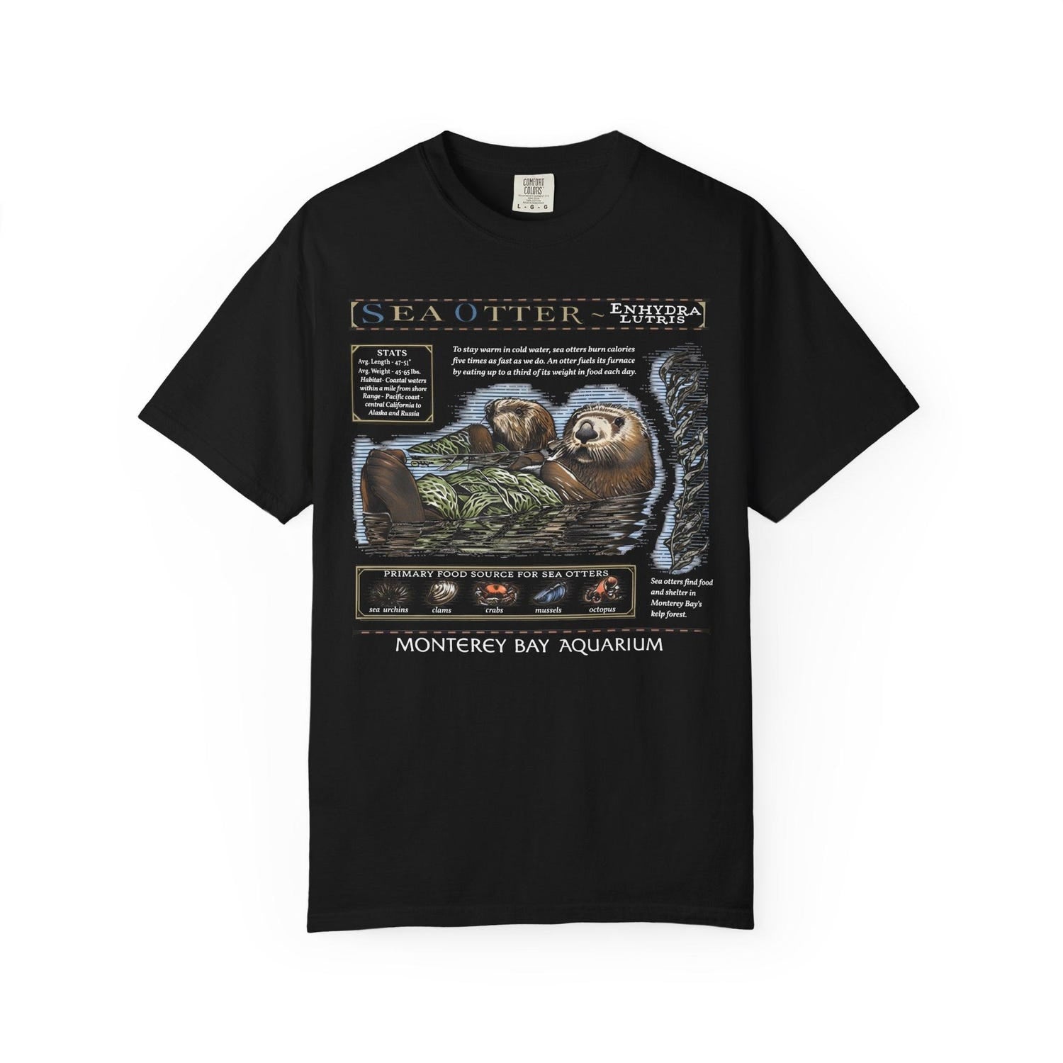 Vintage Sea Otters Monterey Bay Aquarium Shirt, Otter Monterey Bay Aquarium Shirt, Otter Lovers Gift Shirt