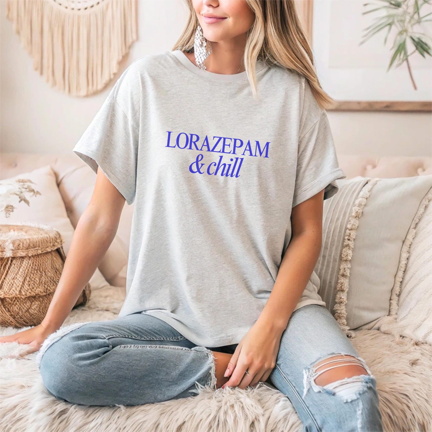 The White Lotus Lorazepam T-shirt, Piper No, Parker Posey, White Lotus Season 3, Victoria Ratliff, Pop Culture Tshirt